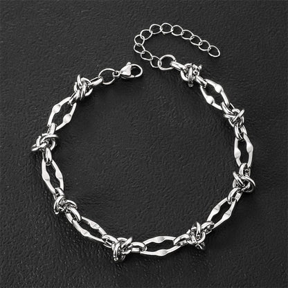 TWISTED LINK Chain Bracelet